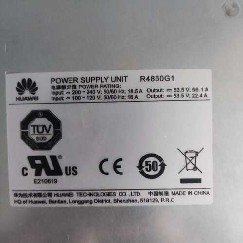 议价华为r4850g1全新原包装16个 全新没有包装一个（维修）