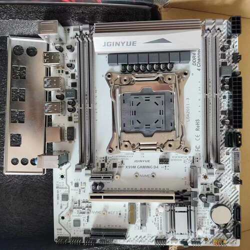 议价JGINYUE/精粤X99M GAMING D4主板，功能测（维修）