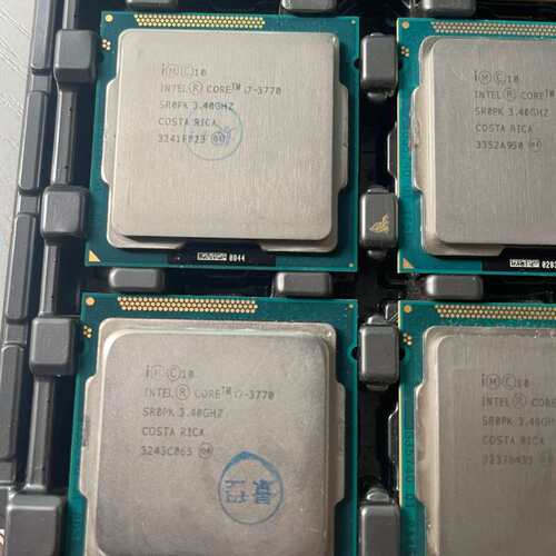 议价i73770处理器!9.6新!如图!30个左右台式机四代i7（维修）