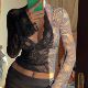 lace top性感深v低胸蕾丝上衣纯欲镂空打底衫 女t恤蕾丝内搭