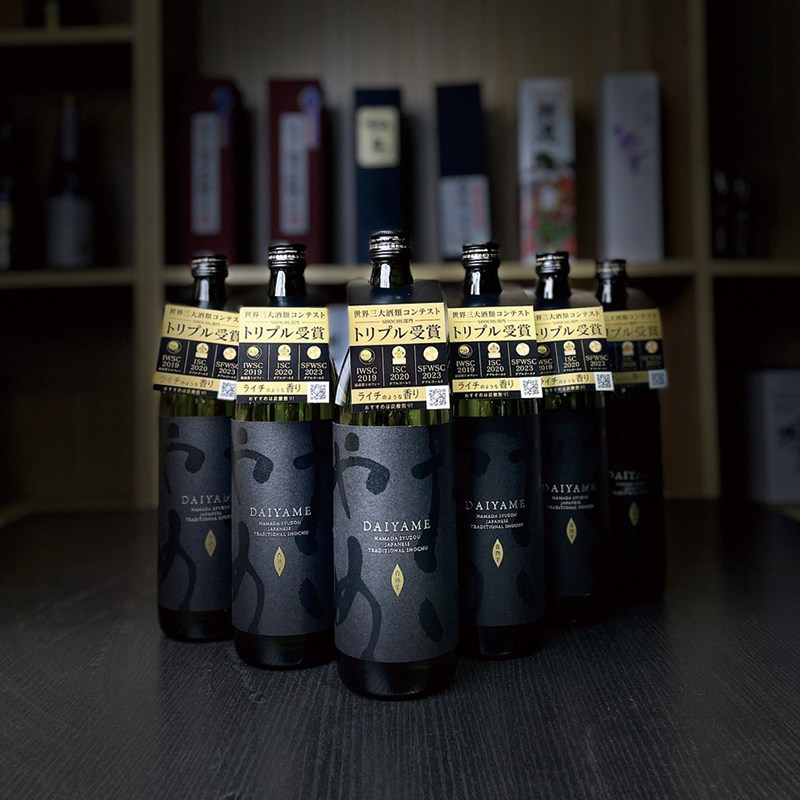 6瓶装DAIYAME大伊雅美烧酒900ml日本进口荔枝味地瓜烧蒸馏酒烧酒