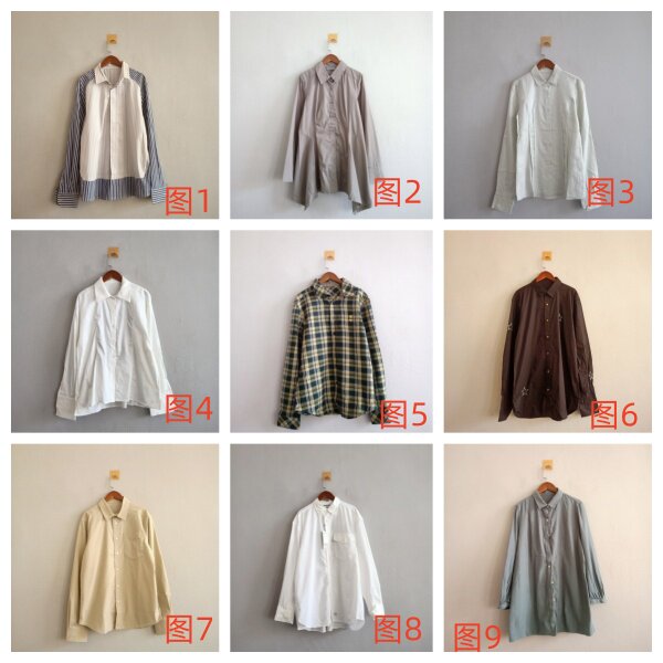 外贸春秋新款女装 韩版休闲方领单排扣长袖多款衬衫 女生衬衫 A27