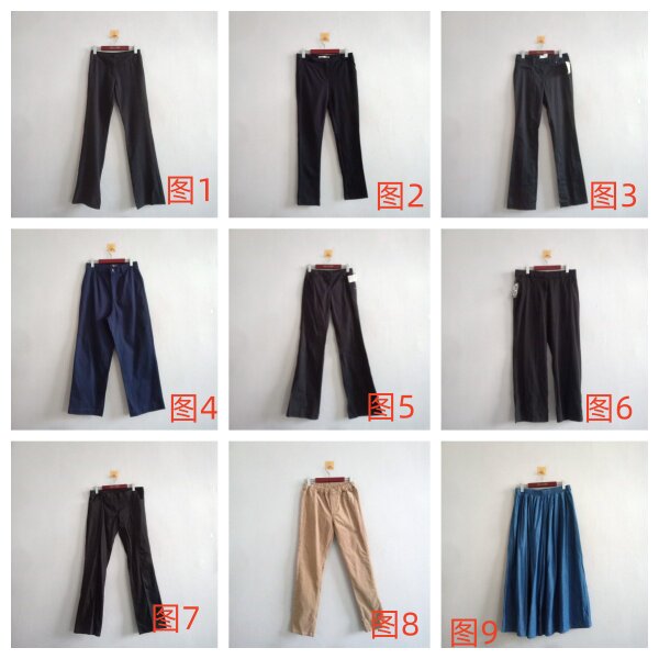 外贸春秋新款女装 日韩休闲时尚多色多款修身长裤 女生百搭裤子S5
