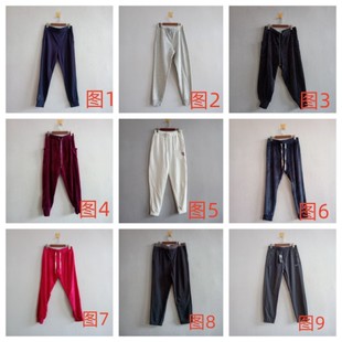 欧美休闲多色多款 女装 松紧腰收口卫裤 女生裤 A24 外贸新品 子 秋季