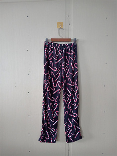 长裤 印花绒面居家舒适松紧腰中大童睡裤 A41 春秋童装 外贸新品