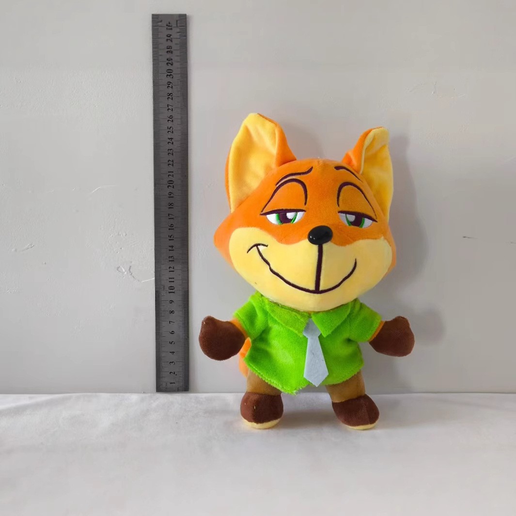 Q版狐狸尼克玩偶朱迪公仔疯狂动物城狐狸毛绒玩具生日礼物送闺蜜