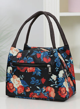 新款女包妈咪小布包牛津布手拎妈妈包手提包加厚防水便当包午餐袋