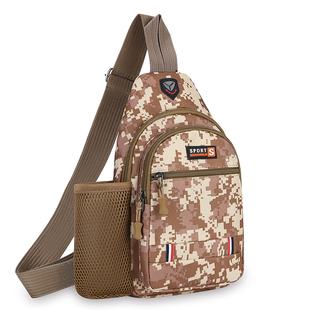 韩版 运动胸包女大容量学生单肩包 简约小背包百搭斜挎包男休闲男士