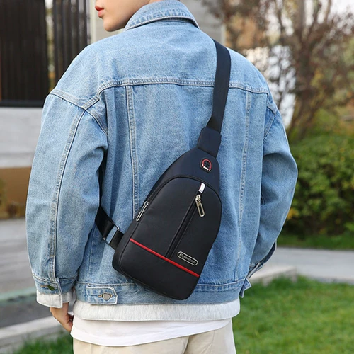 Нагрудная сумка, сумка на одно плечо для отдыха, сумка через плечо, водонепроницаемая сумка, рюкзак, ткань оксфорд, в корейском стиле