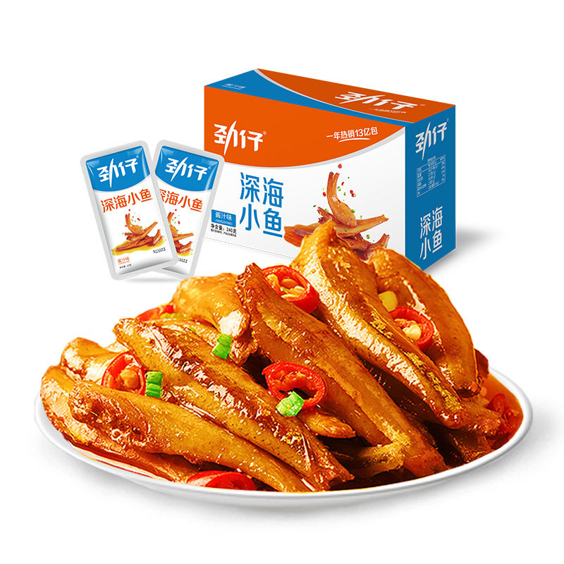 劲仔深海小鱼12gX20包图片