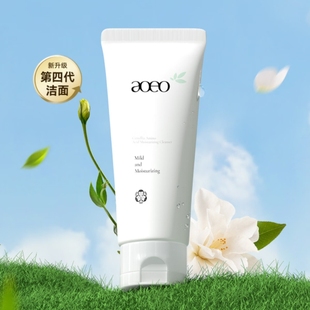 aoeo山茶花氨基酸沁润净颜乳洗面奶100g女男洁面乳控油清洁护肤品