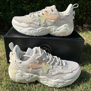 鸿星尔克女鞋2025新款奇弹2.0休闲鞋老爹鞋女减震柔软运动跑步鞋