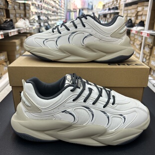 鸿星尔克男鞋2025冬季新款时尚休闲鞋老爹鞋厚底鞋11125402166