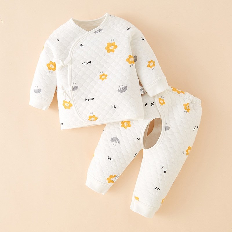0-6月新生儿套装春秋冬保暖衣52码初生宝宝和尚服夹棉40g分体秋装,童装/婴儿装/亲子装,内衣套装,淘宝优惠券,粉丝福利购,淘宝优惠卷