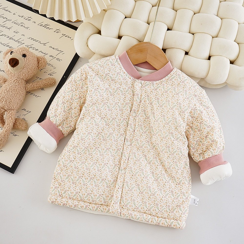 0-6岁儿童棉袄内胆冬季打底衣宝宝棉衣厚款加棉80g男女童保暖衣