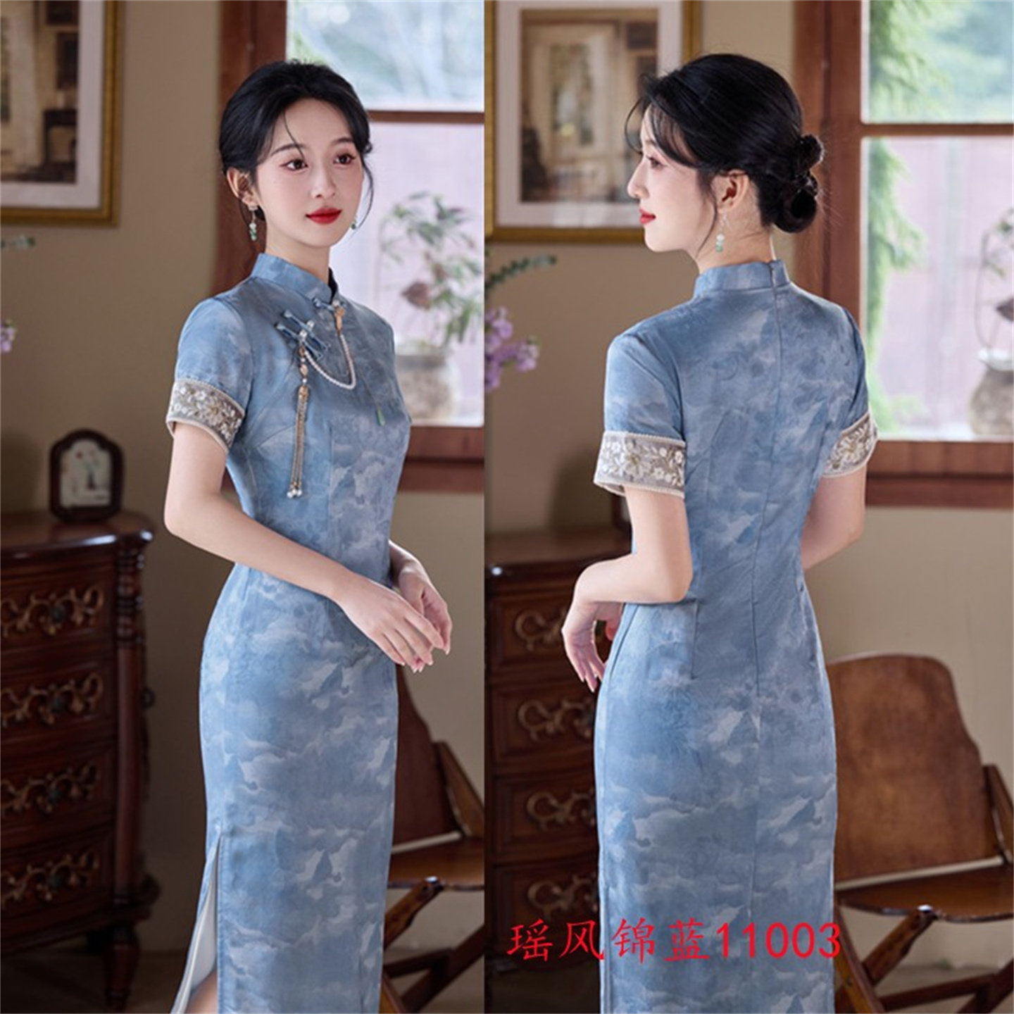 改良新中式小个子年轻女士旗袍2025春夏新款日常可穿少女国风旗袍