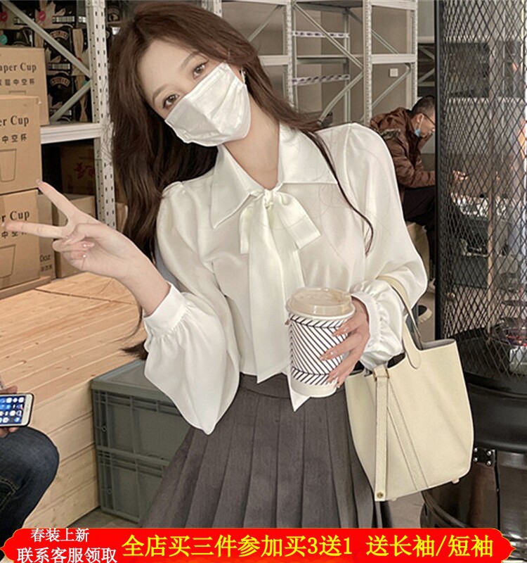 봄과 가을 뜨거운 엄마 스타일 프렌치 보우 디자인의 나들이 모유 수유 셔츠 2024 새로운 산후 모유 수유 탑