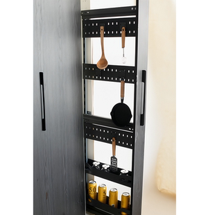 储物柜多功能工具收纳架橱柜置物架家政柜挂架阳台柜侧拉篮洞洞板