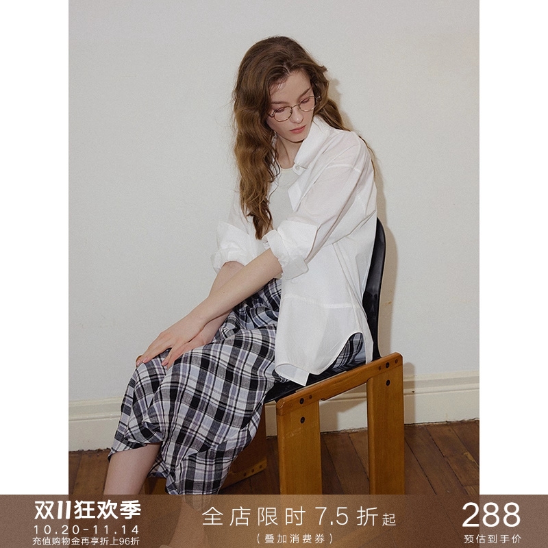 松弛感BF风立裁100棉衬衫