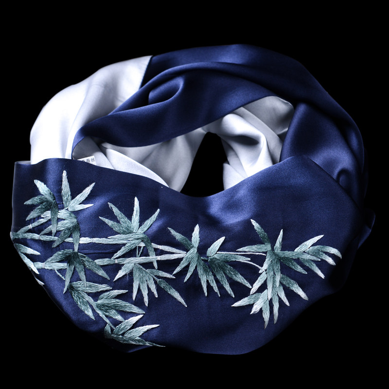 男士真丝围巾送礼长辈中国风手工苏绣围巾男款桑蚕丝丝巾出国礼品,服饰配件/皮带/帽子/围巾,围巾/丝巾/披肩,淘宝优惠券,粉丝福利购,淘宝优惠卷