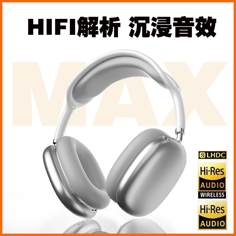头戴式蓝牙耳机HIFI解析PRO MAX无线降噪女生拍照礼物装饰高颜值