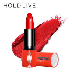 正品丝绒番茄H172口红HOLDLIVE色夏日海王辣椒红微橘棕调保湿唇膏