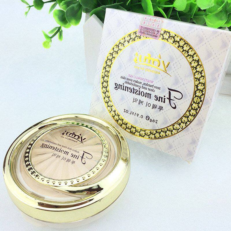 正品干粉珠光双层 雅芙粉瑕1065保湿定妆粉饼细致闪粉两用粉膏遮