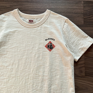 复古T恤男短袖 素 80年代怀旧国潮文化衣服 中国福好寓意元 谢先绅