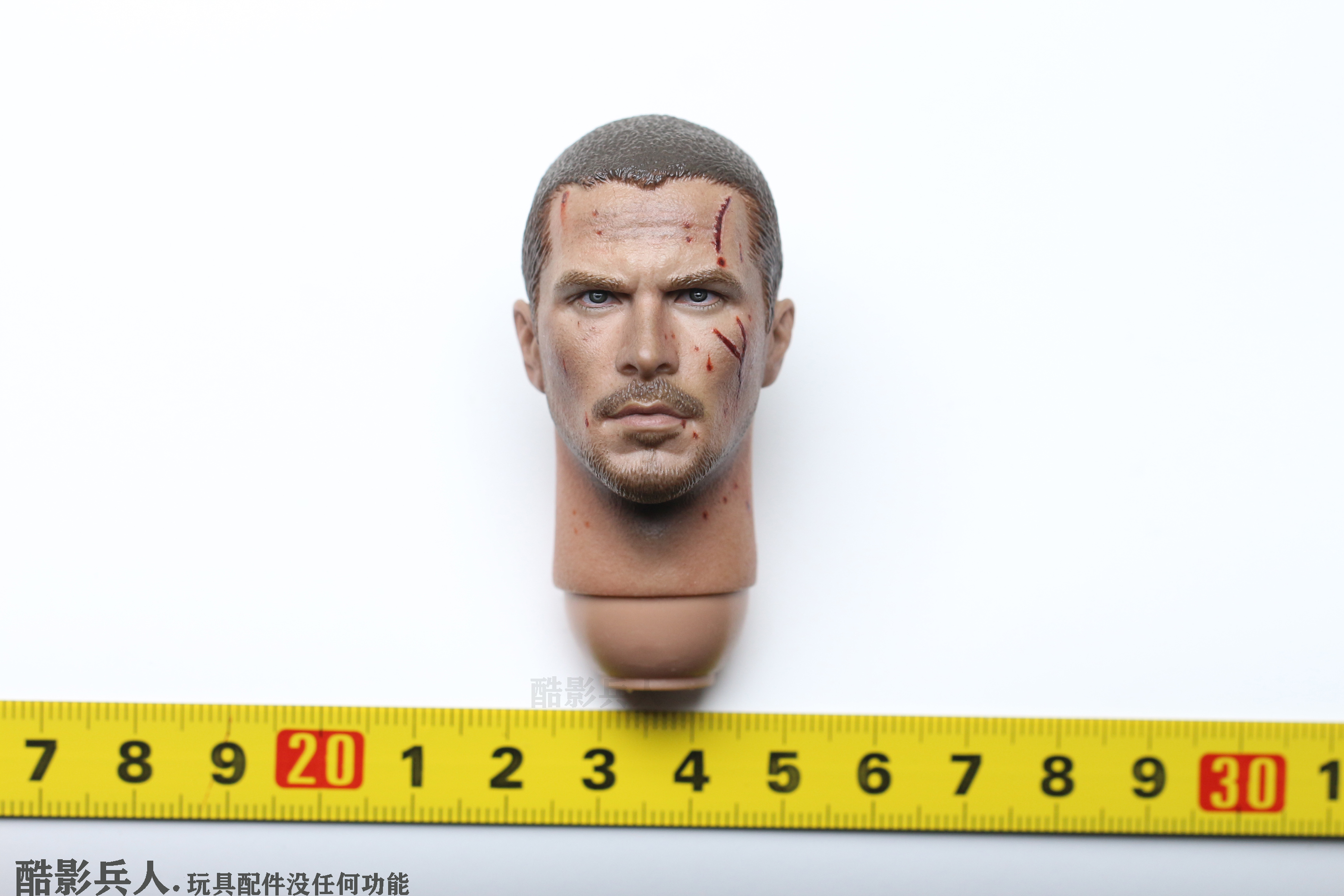 HT HOTTOYS 终结者4 康纳 救世反抗 马库斯 战损 头雕 配件