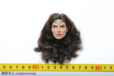 HT HotToys 超人大战 正义联盟 神奇女侠3.0 植发 头雕 人偶 配件