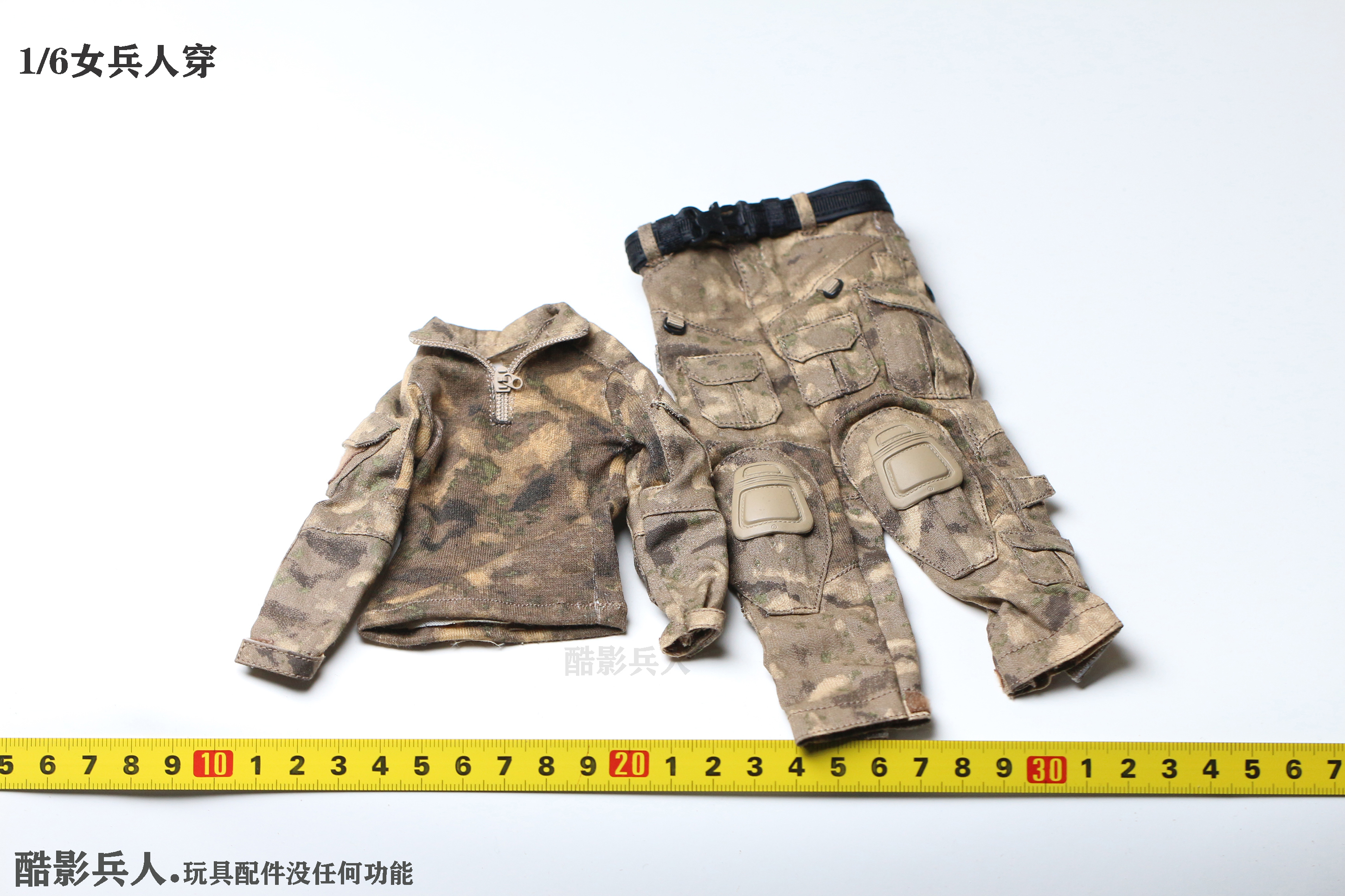 DAMTOYS DAM DMS015 红海行动 佟莉 废墟 制服 裤子1/6 人偶