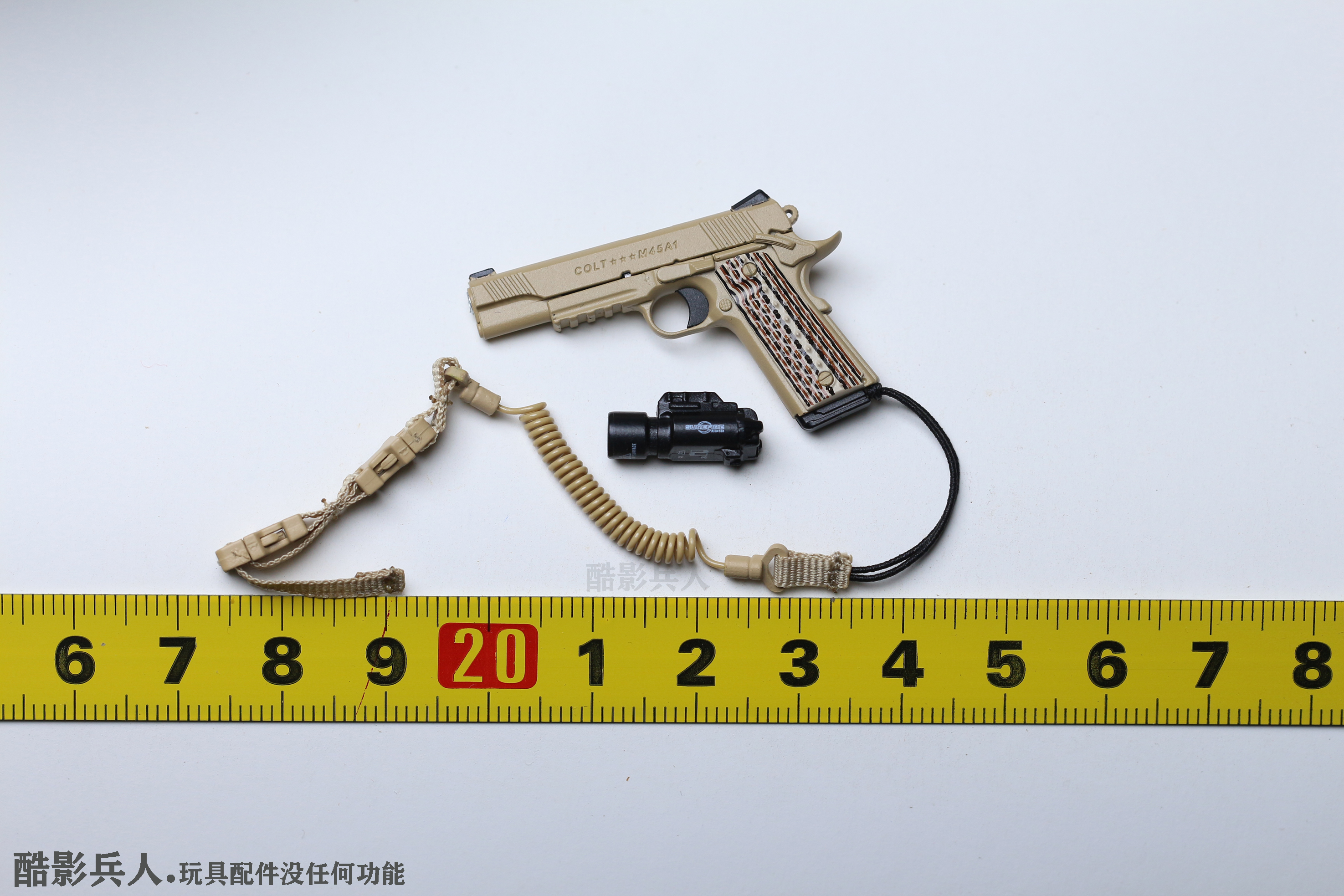 DAMTOYS 1/6 兵人 DAM 78088 海军陆战队 M45 手枪 模型 配件人偶