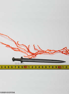 HT HOTTOYS MMS527 男爵2.0 血皇后 地狱男爵 1/6 火焰 刀 配件