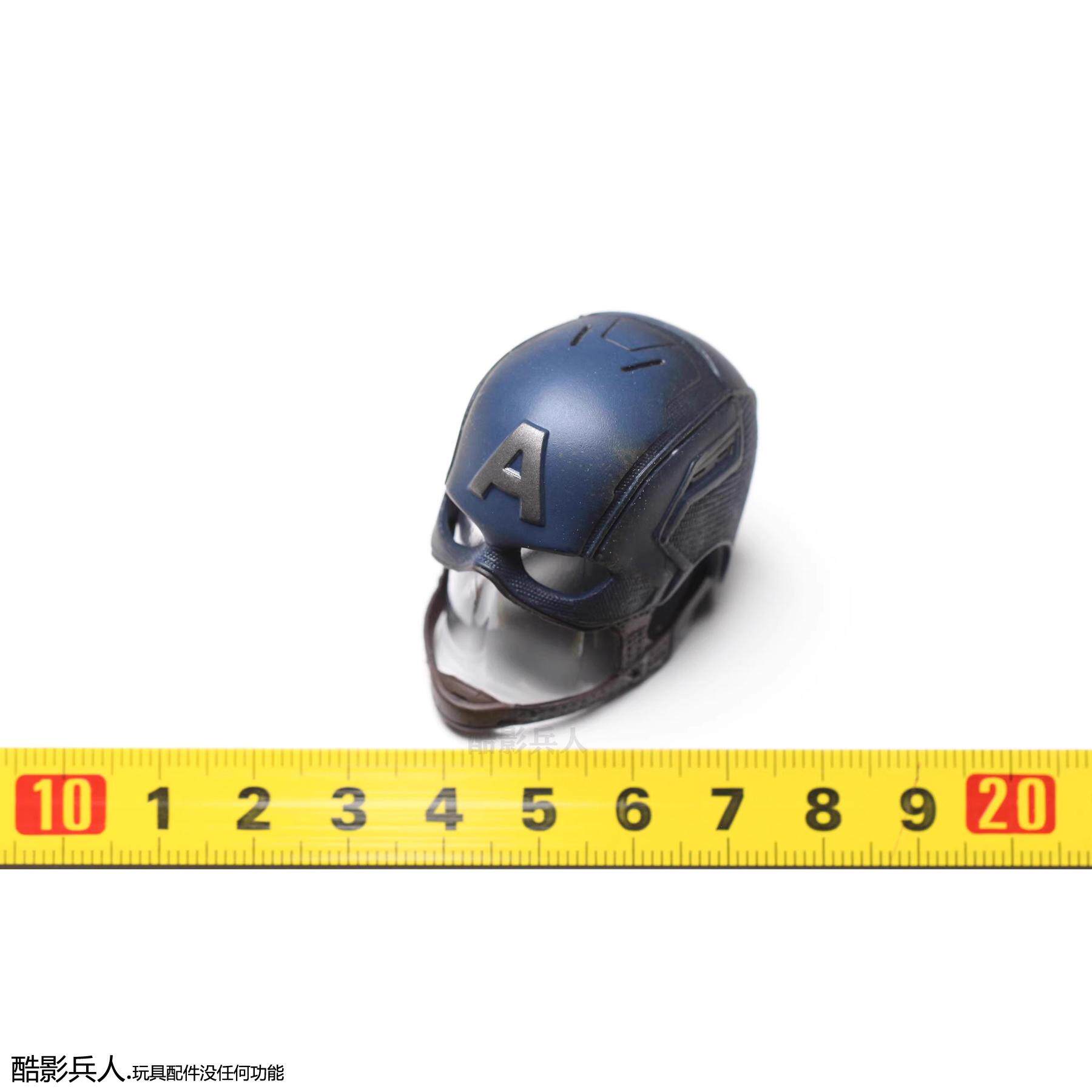 hottoys ht 复仇者联盟4 终局之战 美国队长8.0 头盔 配件 人偶