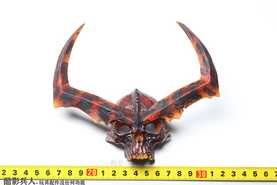 HT hottoys 1/6 雷神2 诸神黄昏 loki 洛基 牛头 配件 兵人 人偶