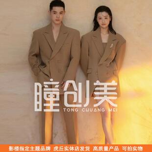 新款 简约孕妇装 大肚妈咪写真辣妈拍照摄影服装 影楼主题复古新中式