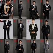 影楼新款 韩杂油画少女涂鸦写真简约风摄影影 个人肖像拍照主题服装