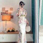 甜辣红色吊带连衣裙法式 名媛生日小礼裙公主裙新年战袍秋冬小个子