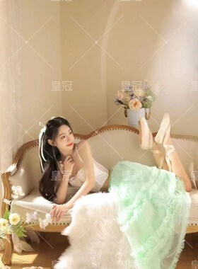 影楼早春新款个人写真服装小清新芭蕾少女氛围感私房艺术拍照摄影