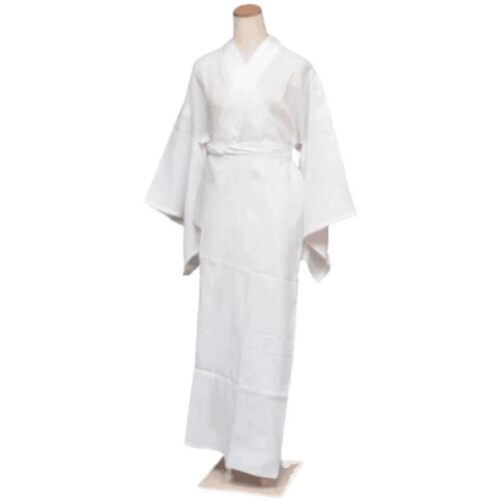 和服浴衣白色内搭羽织日式日本浴袍纯棉日系和风内衬肌襦袢打底