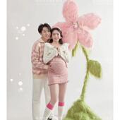 孕妈可爱简约新年孕味照服装 影楼新款 龙年孕妇照写真汉服古风套装