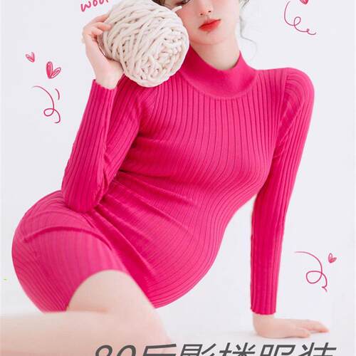 孕妇拍照服装新款影楼摄影可爱孕妈咪孕妇拍艺术照写真孕妇照服装