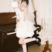 新款 甜美芭蕾少女艺术照摄影抹胸裙 影楼韩系画报生日主题写真个性