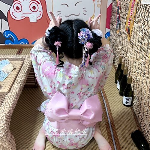 和服女改良中国风神明少女写真女正装传统樱花影楼主题拍照服