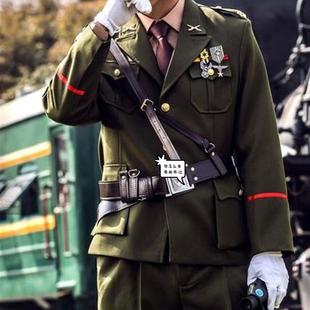 影楼民国军阀主题拍照服装复古风国军军装演出服美式特工表演服装