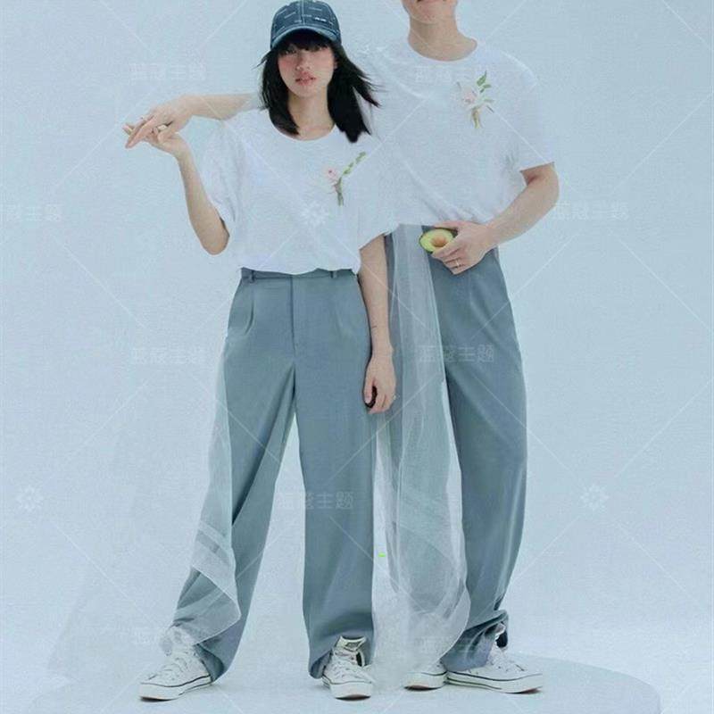 影楼情侣服装夏季旅拍主题写真小清新文艺青年艺术照摄影拍照便装