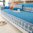 新款 通用防滑坐垫套靠背巾罩简约现代脚踏贵妃冬 加厚沙发垫子四季