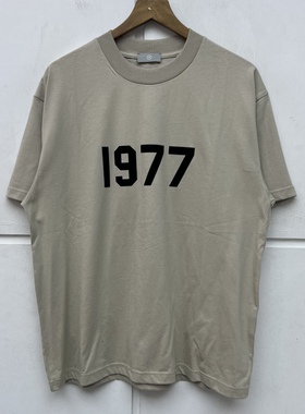 FOG FEAR OF GOD复线 ESSENTIALS 1977短袖美式高街宽松情侣T恤潮