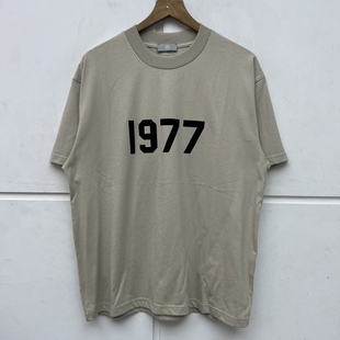 FOG FEAR OF GOD复线 ESSENTIALS 1977短袖美式高街宽松情侣T恤潮
