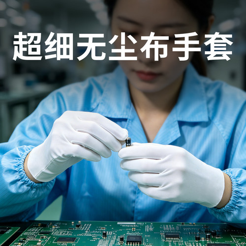 超细无尘布手套精密仪器装机防尘